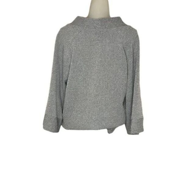 Bobeau V-Neck Kimono Pullover Heather Grey Medium - Picture 2 of 7